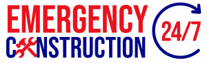 Emergency 24/7 Construction Logo